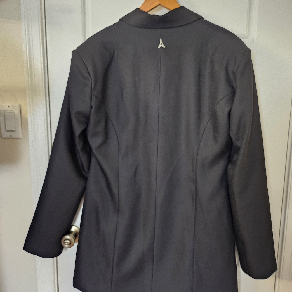 Maniere De Voir Structured Black Blazer Dress - Picture 4 of 8